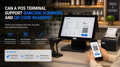 Can a POS Terminal Support Barcode Scanners and QR Code Readers?