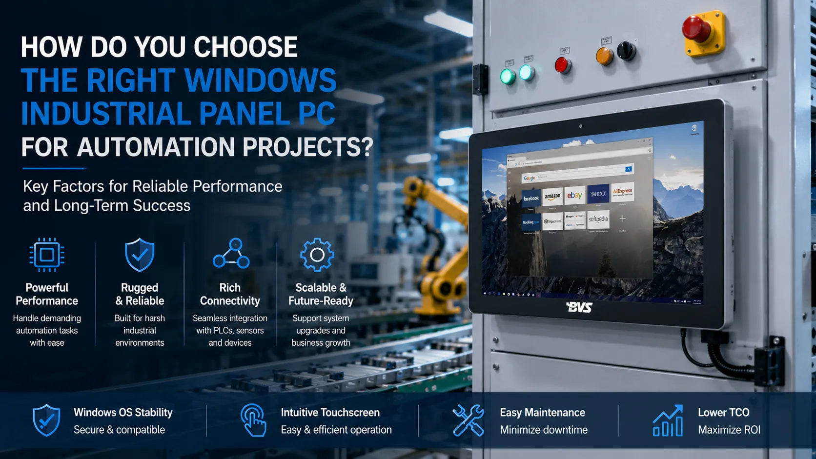 How Do You Choose the Right Windows Industrial Panel PC for Automation ...