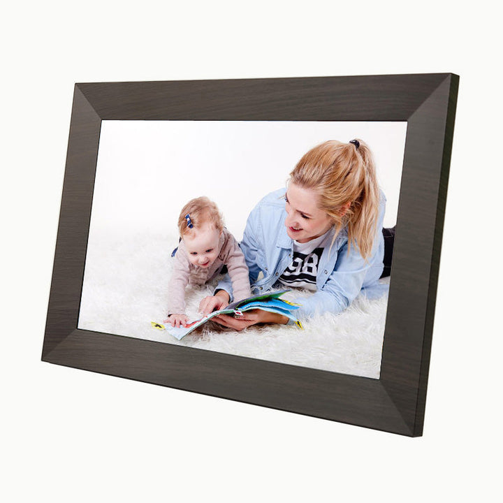 wooden digital photo frame