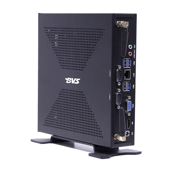BVS GW-H Fanless PC, Industrial Mini Pc , Core i5 Processor, 8GB RAM 128GB SSD,HD+VGA，LAN*1，USB*6，RS232/485*2,Full Metal Industrial Fanless Mini PC