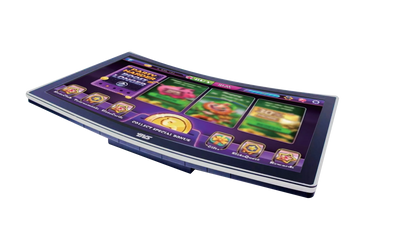 BVS-MC 23.8 to 43 Inch Curved Monitor with LED Surround Light, Sleek C-Type Frame for Retail, Exhibitions & Smart Terminals