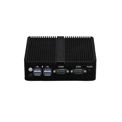 BVS GW-A Industrial Mini Pc J6412, 8GB RAM 128GB SSD,HD+VGA，LAN*2，USB*6，RS232/485*2,Full Metal Industrial Mini PC