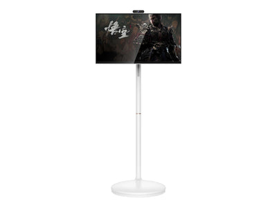 BVS-27HK 27 Inch 1080p Portable TV Monitor with Touch Screen, Smart Rolling TV on Wheels MTK8788 4GB+64GB, Support Google Store, Full Swivel Rotation, Multiple Projection Sharing