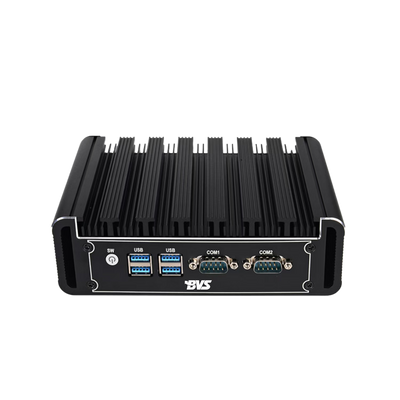BVS GW-R Fanless PC, Industrial Mini Pc , Core i5 5th Gen, 8GB RAM 128GB SSD,HD+VGA，LAN*2，USB*6，RS232/485*2,Full Metal Industrial Fanless Mini PC