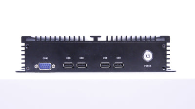 BVS GW-D Fanless PC, Industrial Mini Pc Core i3-5th Gen, 8GB RAM 128GB SSD,HD+VGA，LAN*1，USB*4，RS232/485*2,Full Metal Industrial Fanless Mini PC