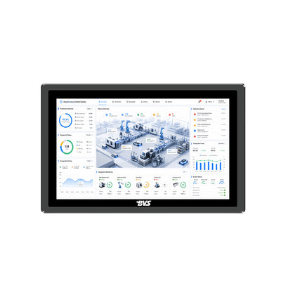 BVS-QG156-WL Embedded Industrial Panel PC 15.6 Inch IP65 Touch Screen Computer Core i5 8GB 128GB Aluminum Case