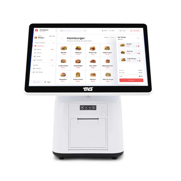 BVS-SJ156P1 Single Screen 15.6 Inch Touch Screen Pos System With Thermal Printer ，for Retail, Catering, Hospitality