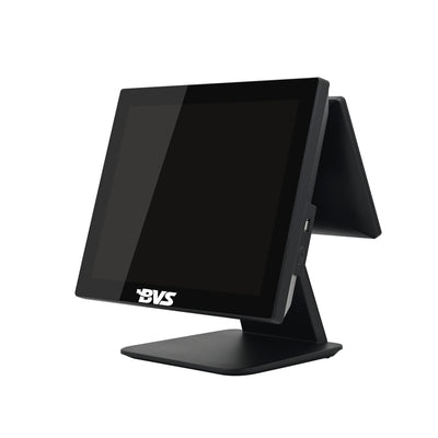 BVS-SW150R2-series Dual Touchscreen Cash Register, 15+11.6 Inch POS Systems, Register Catering Supermarket Cashier, CPU Core i5, 8gb Ram, 128gb SSD, for Retail, Catering, Hospitality