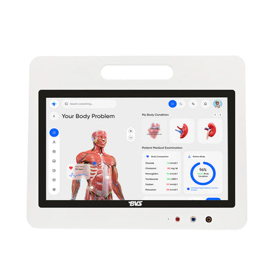 BVS-ZR133 V1.0 13.3" Android Medical Training Tablet RK3288 2GB+32GB Touch Screen with Rechargeable Battery HD LAN OTG for Nursing Education Simulation Lab Anatomy Study and Medical Exam Preparation