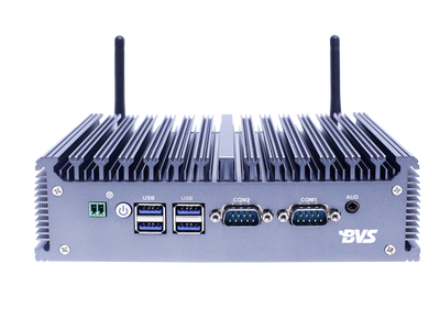 BVS GW-B Plus Intel Core i3-5th Gen , 8GB RAM 128GB SSD,HD+VGA，LAN*2，USB*6，RS232/485*2,Full Metal Industrial Fanless Mini PC with Phoenix Terminal